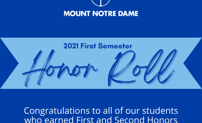 Honor Roll 2021 first semester