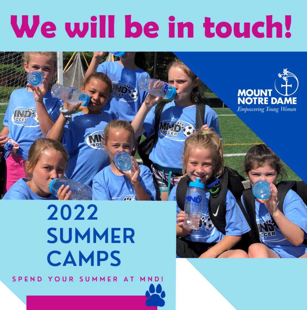 Summer Camp Update Mount Notre Dame High School