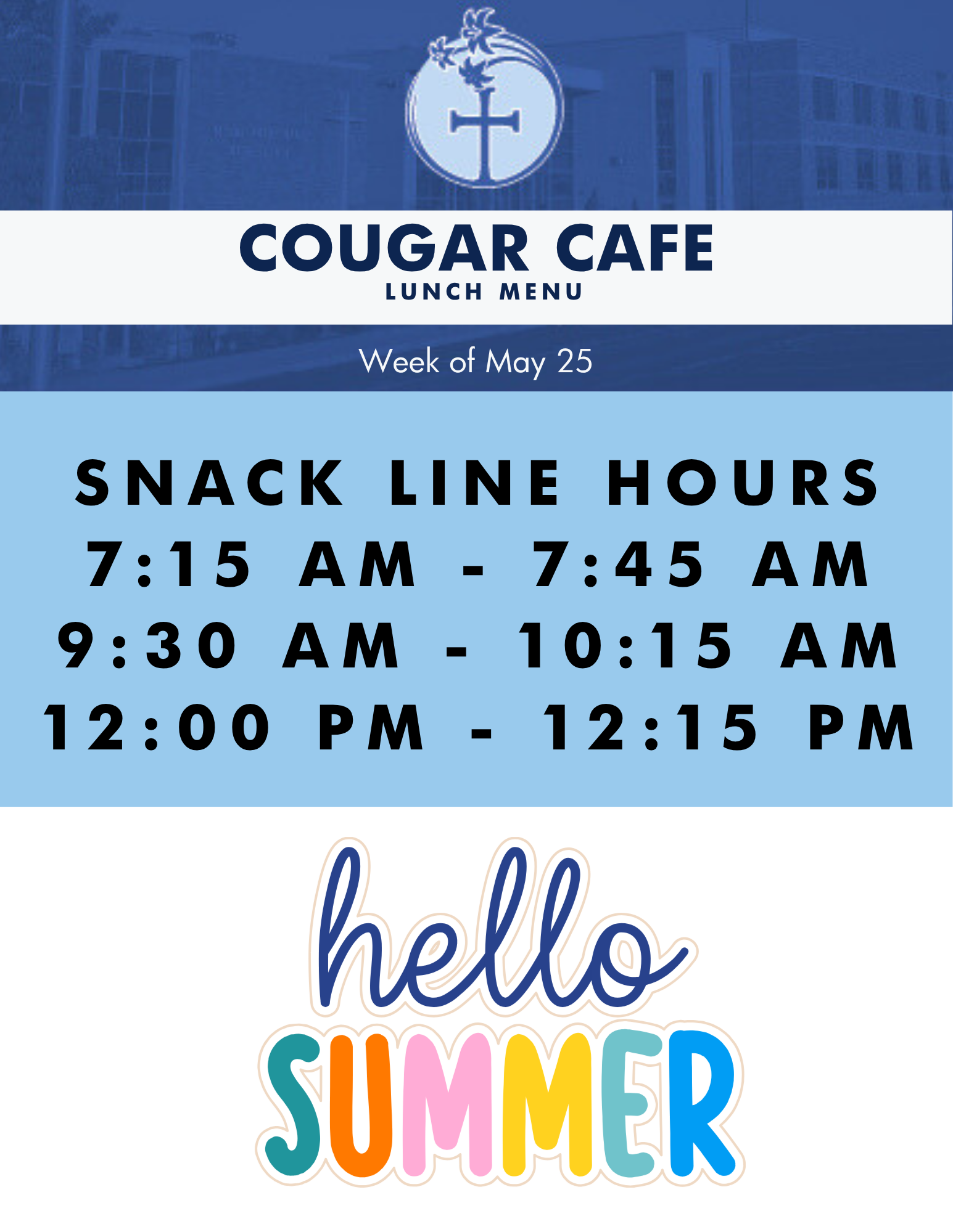 Exam Snack Hours May 2026