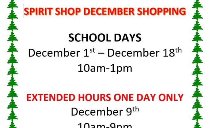 spirit shop hours spirit shop hours